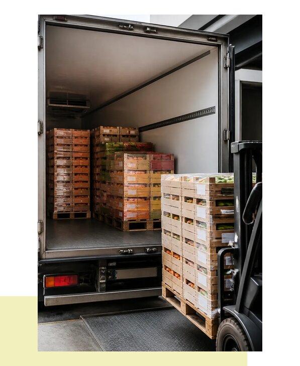 Перевозка сельхозпродукции на паллетах с доставкой в Крымск