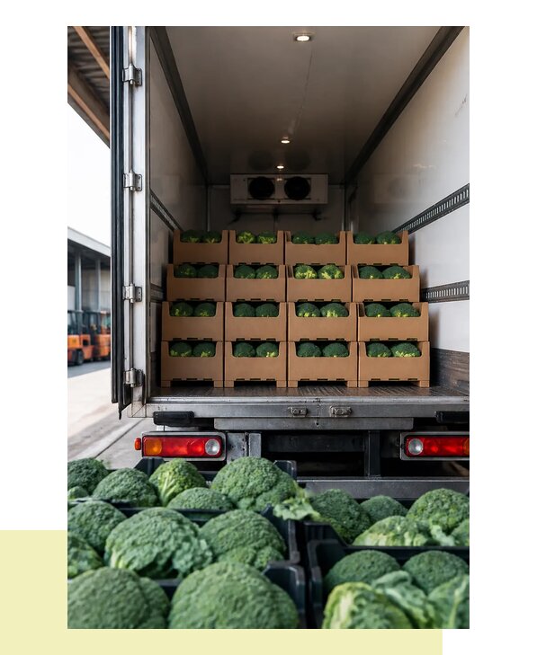 Перевозка брокколи в Крымск с соблюдением температурного режима